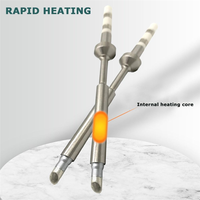 KYCOR-5PCS Soldering Iron Tips,TS100 Series Rapid Heating Replacement Tip For Pinecil TS100 TS101 Soldering Iron