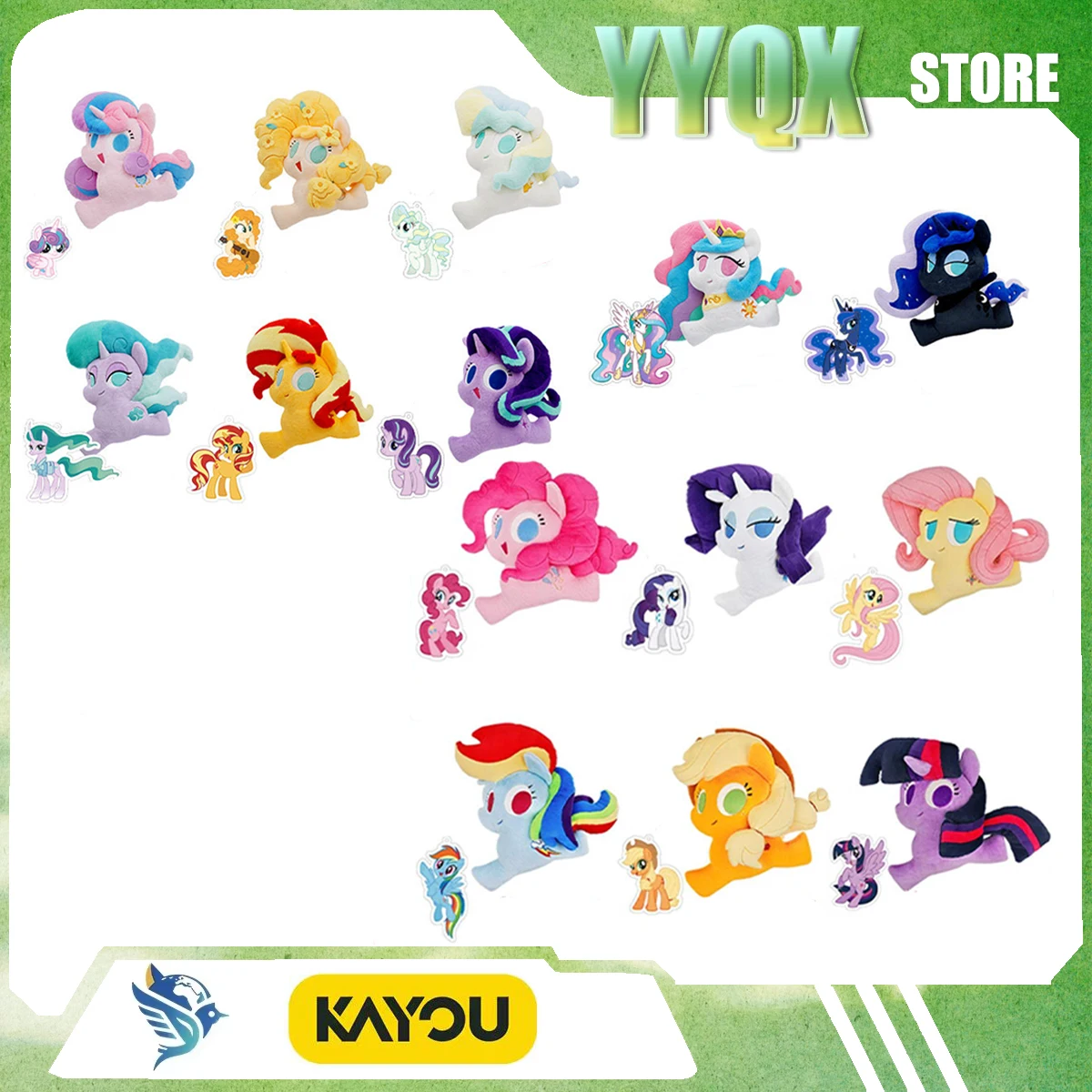 KAYOU 2026 New My Little Pony Cute Hug Pillow Collection Periphery Anime Bolster Decoration Gift Surprise Ornament Toy Cartoon