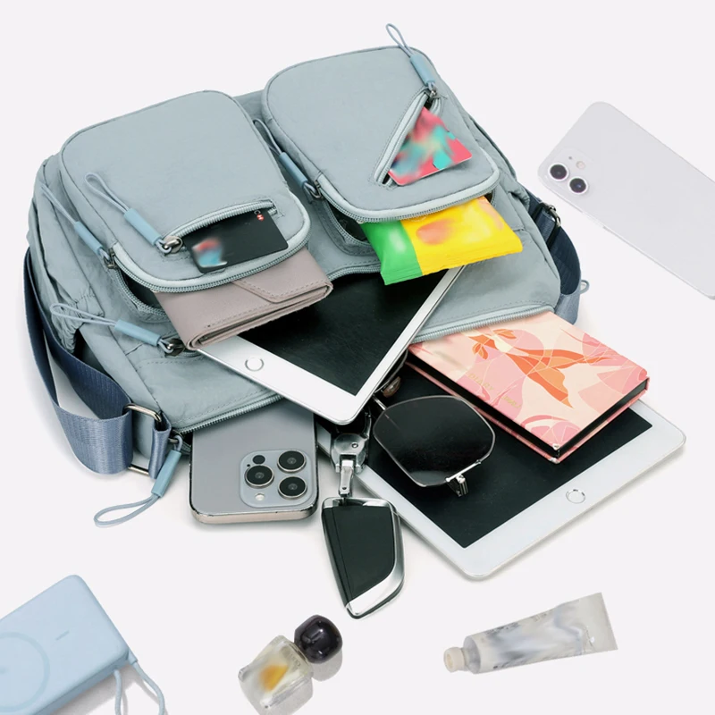 الشتاء المرأة الصالة الرياضية اللياقة البدنية حقيبة كروسبودي نزهة التسوق التدريب التخييم حقيبة محمولة التنقل Daypack حقيبة يد محمولة كبيرة #3