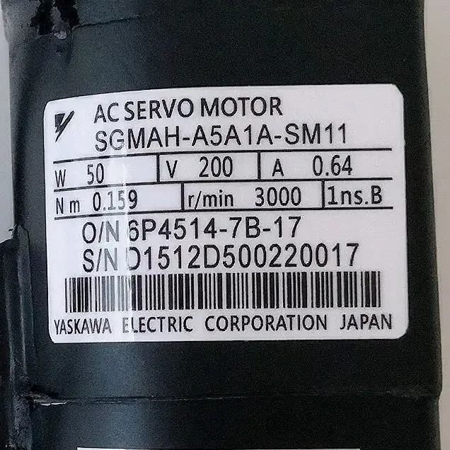 SGMAH-A5A1A-SM11 Brand New Servo Motor，SGMAH A5A1A SM11，In Stock，Fast shipping