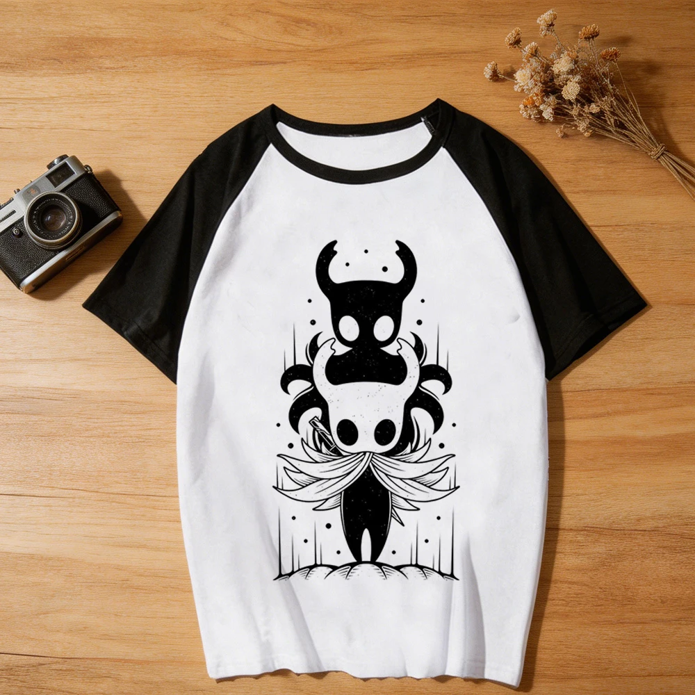 Hollow Knight t-shirt girl japanese emo y2k Psychedelic funny tshirt harajuku kawaii graphic gothic alternative