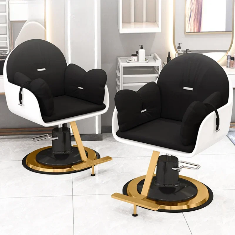 Height Adjustable Barber Chair Swivel Hairdressing Chairs For Beauty Salon Elegant Professional Tattoo Hair Stylist Ergonomic