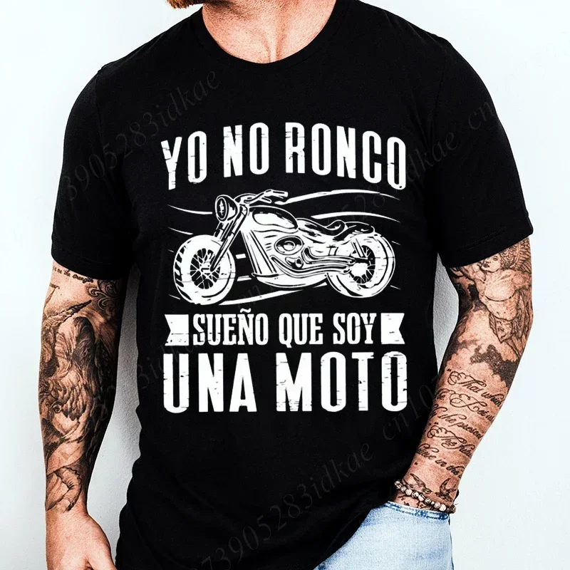 Motorcycle Biker New Fashion T-Shirt Funny Spanish Sayings Dad Boyfriend Gifts Tees Tops Casual Trendy Tshirt Camiseta Hombre