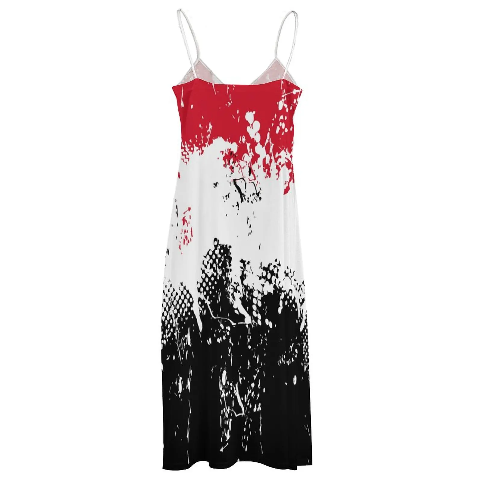 Long Dresses Dress Yemen Flag Flag Print New Casual Sleeveless Women\'s V-Neck Printed Dress Swing Retro Dresses