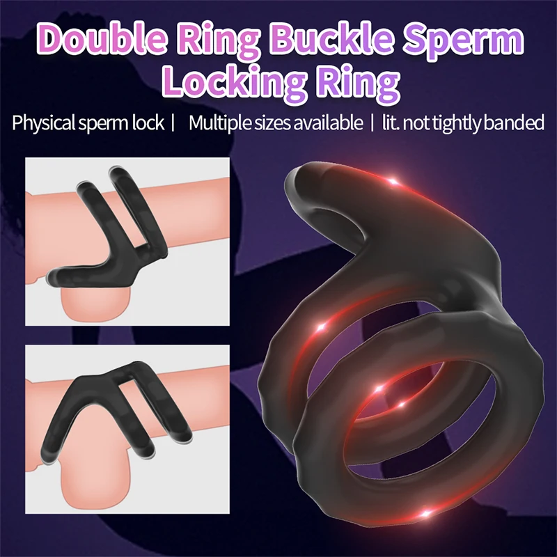 New Penis Cock Ring Silicone Ball Stretcher,Cockring Penisring,Scrotum CBT Tug Sex Delay Ejaculation Toys,BDSM Bondage,Erection