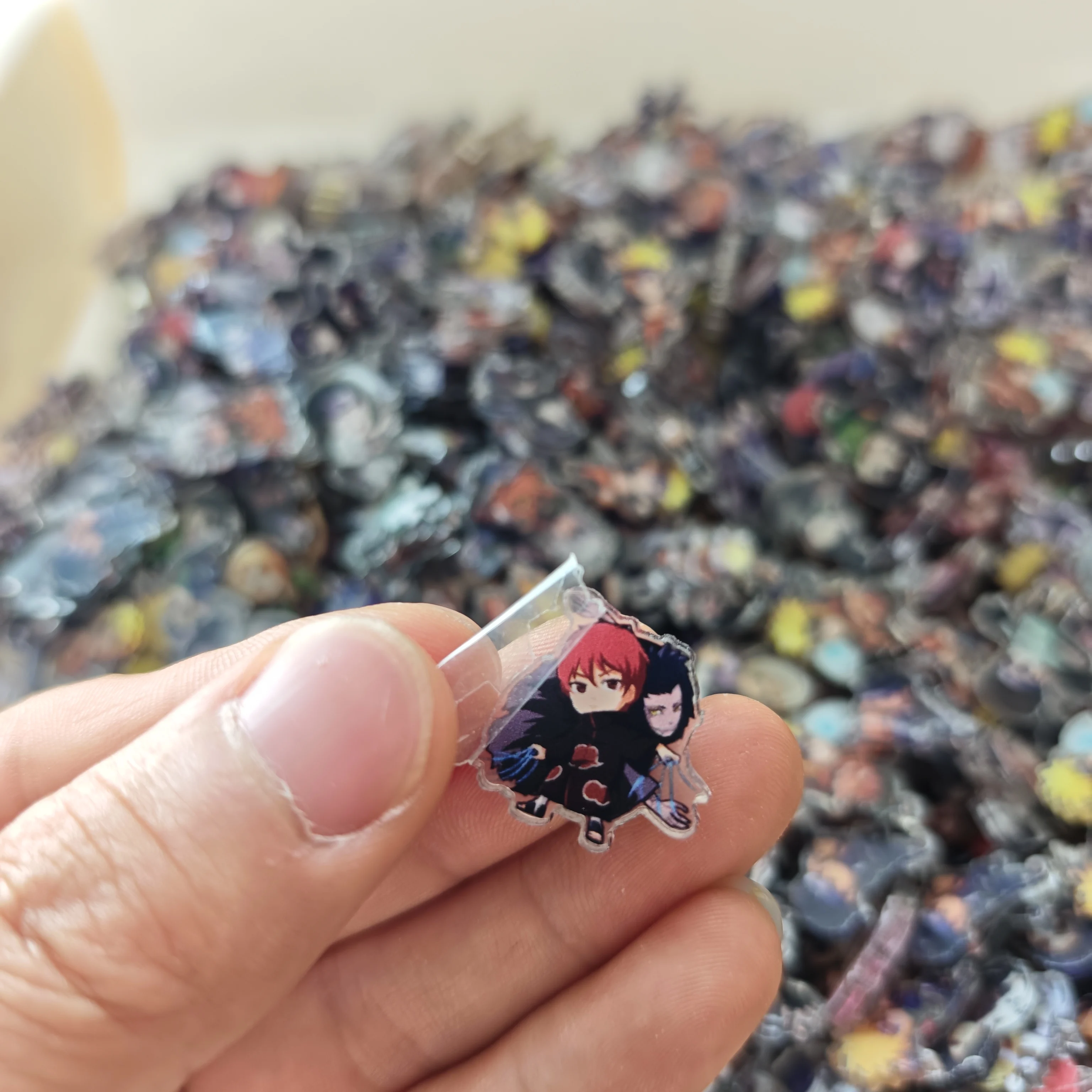 50 Stück/Set Naruto Anime Harz-Accessoires, niedliche Bilder, laminiert, Acryl-Creme-Kleber, Handyhülle, Kühlschrank, DIY-Geschenk-Aufnäher – Detail 6