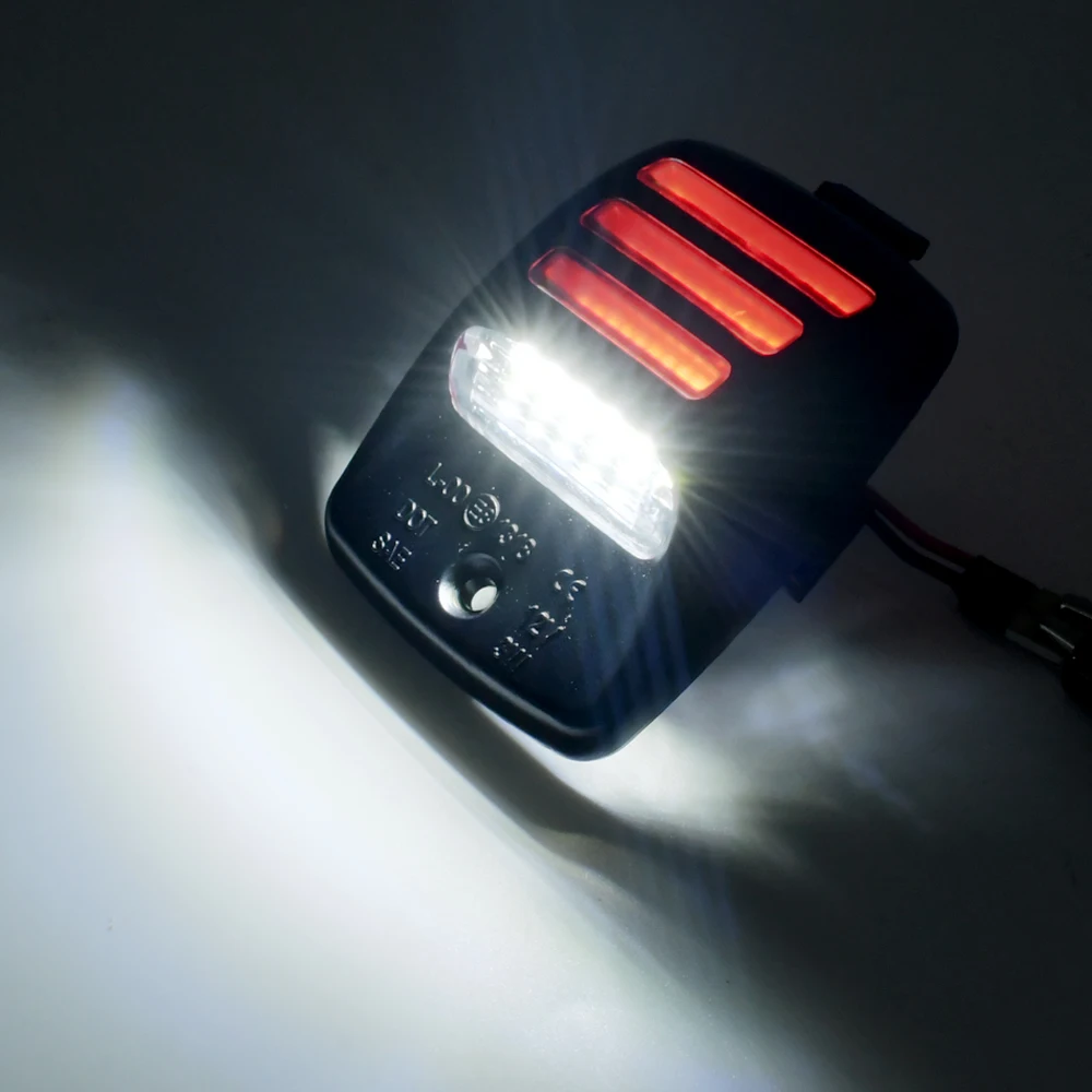 Car Luz LED Number License Plate Lights Backlight Lamp Neon Tube Bulbs For Toyota Tacoma 2005-2015 Tundra 2000-2013 Luce Targa