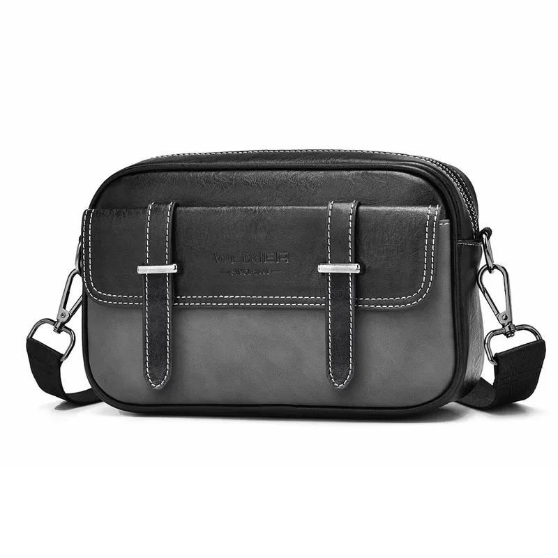 Trend High-end Single Crossbody Bag Casual Men's Small Shoulder Basg Waterproof and Wear-resistant