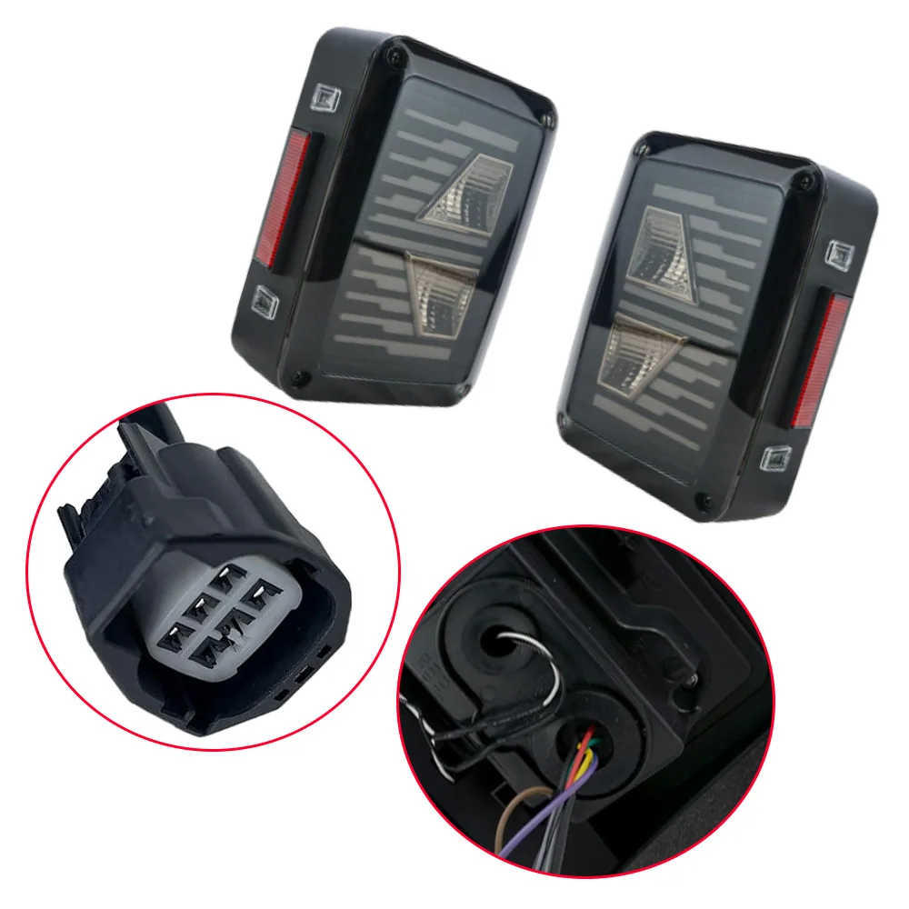 مصباح ليد خلفي أضواء الجري احتياطية ضوء Sidemarker 12 فولت تيار مستمر لسيارة جيب رانجلر JK 2007-2018