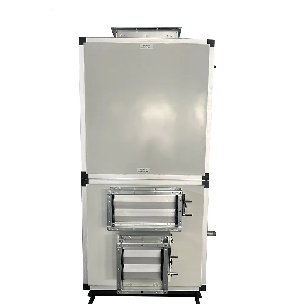 Customized Rotary Industrial Air Dryer Unit New Condition Air Flow Dehumidifier with Electric Power Source Desiccant Wheel