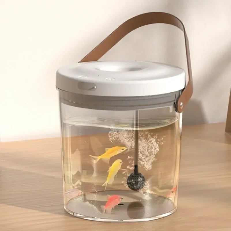 حوض سمك محمول مملوء بالأكسجين، - مراجعة Fish Toy In Aquarium وسعره