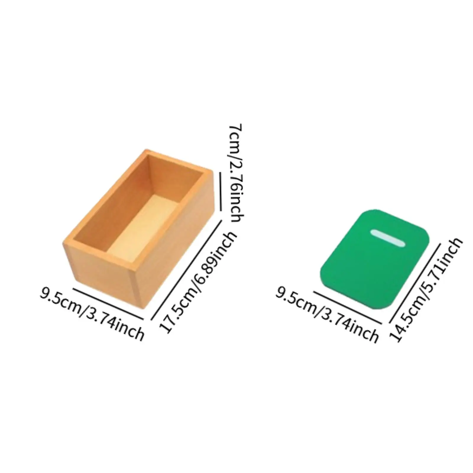 Cartes numérotées en bois Montessori pour enfants, jouet d'apprentissage, coordination œil-main, boîte 0-9, enfants de 3 à 4 ans