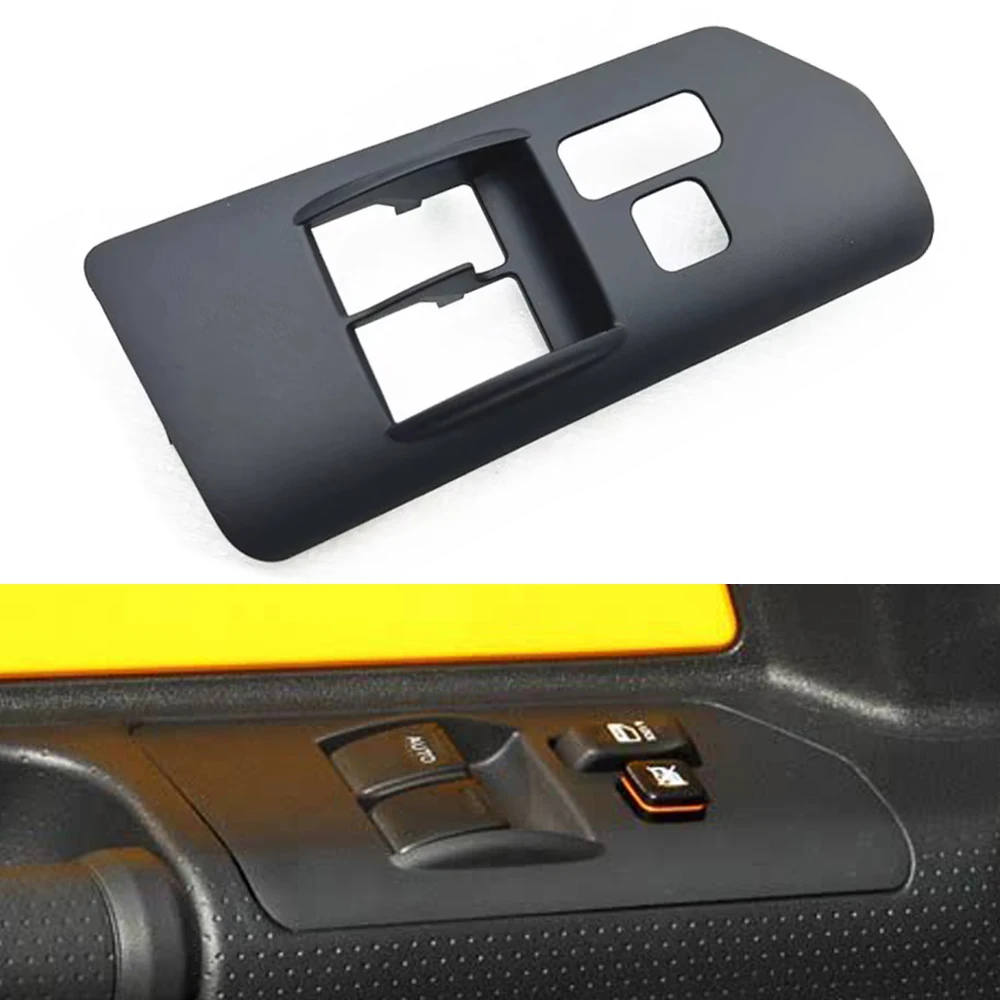 

LHD Car Front Power Door Window Glass Lifter Switch Bezel Trim Frame Button Cover Panel For Toyota FJ Cruiser 2007-2023