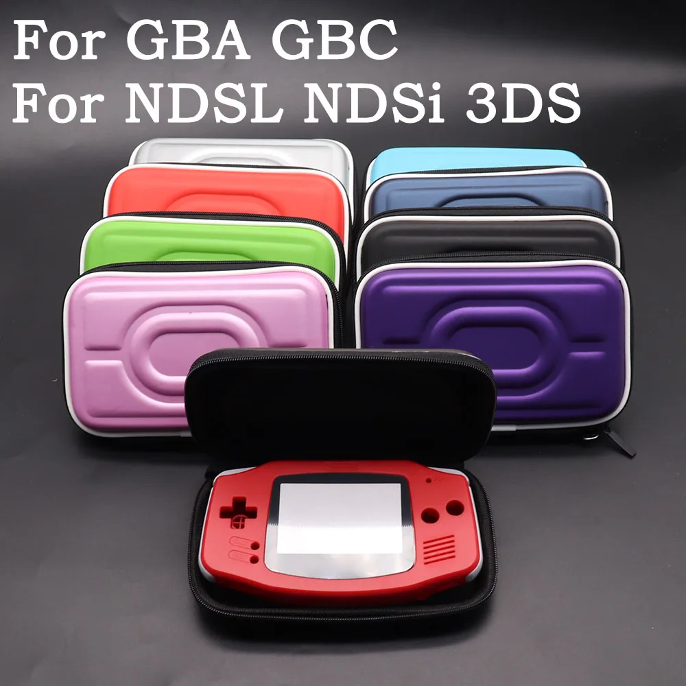 Colorful Hard Case EVA Travel Carrying Protector Bag Fit For Gameboy GBA GBC Carry Cover Storage Bag For NDSL NDSi 3DS System