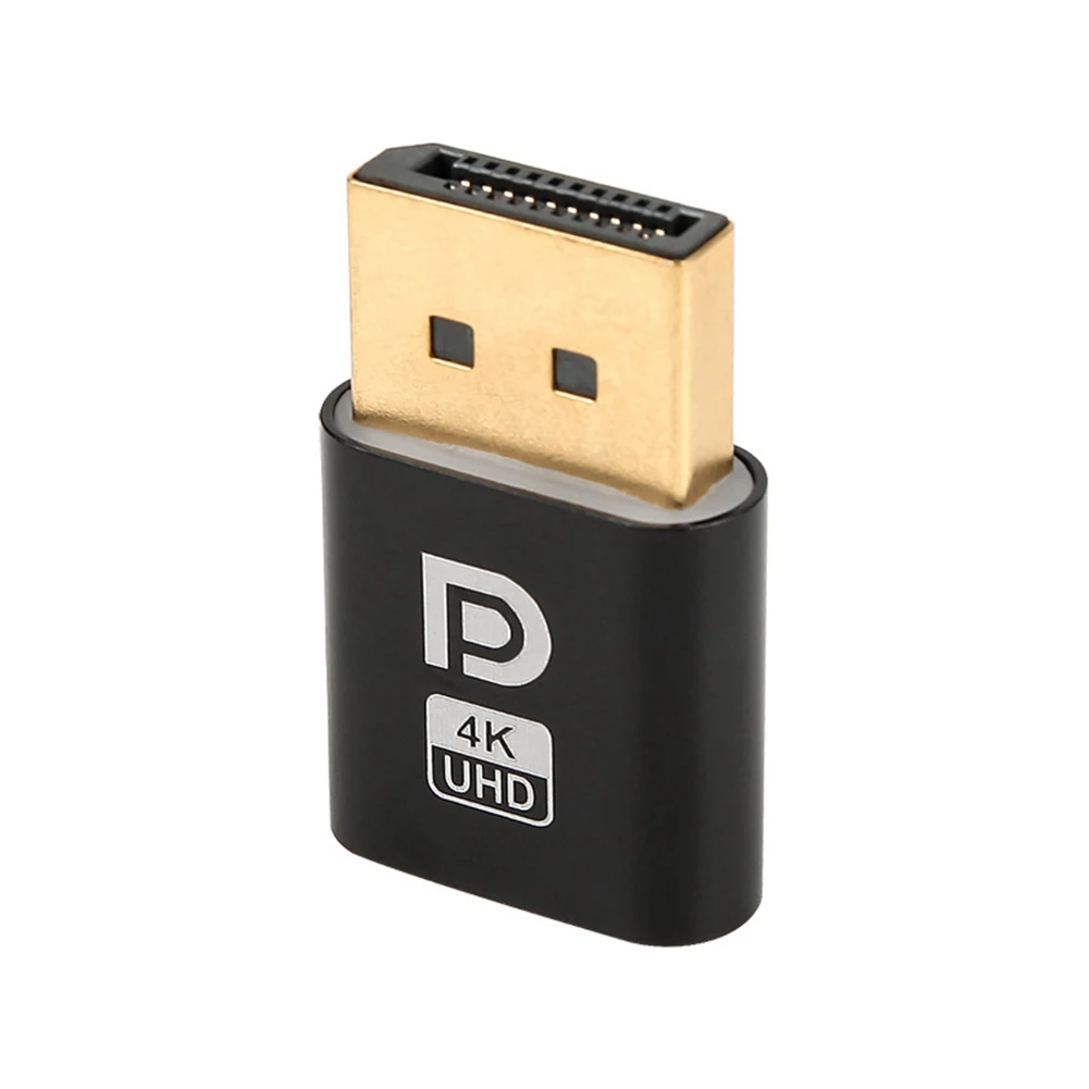 4K Displayport Dummy Plug DP Display Adapter EDID Headless Ghost Emulator Akcesoria do komputerów stacjonarnych do karty graficznej PC
