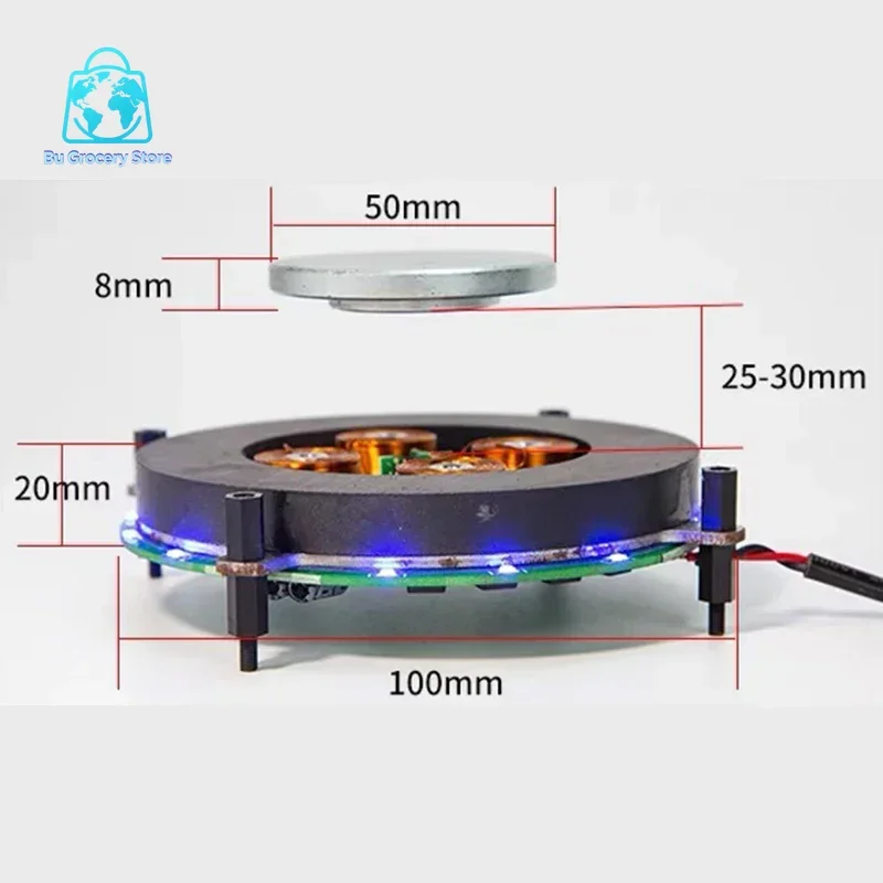 Suspended Bare Metal Module Maglev Motion Potted Plant Factory Maglev Exhibition Booth