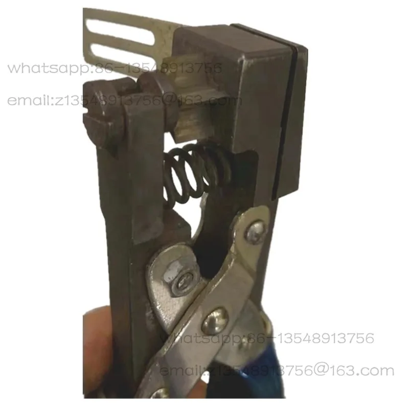 Pentagram certificate punch, DMV motor vehicle file pressure-free layer punching and punching pliers