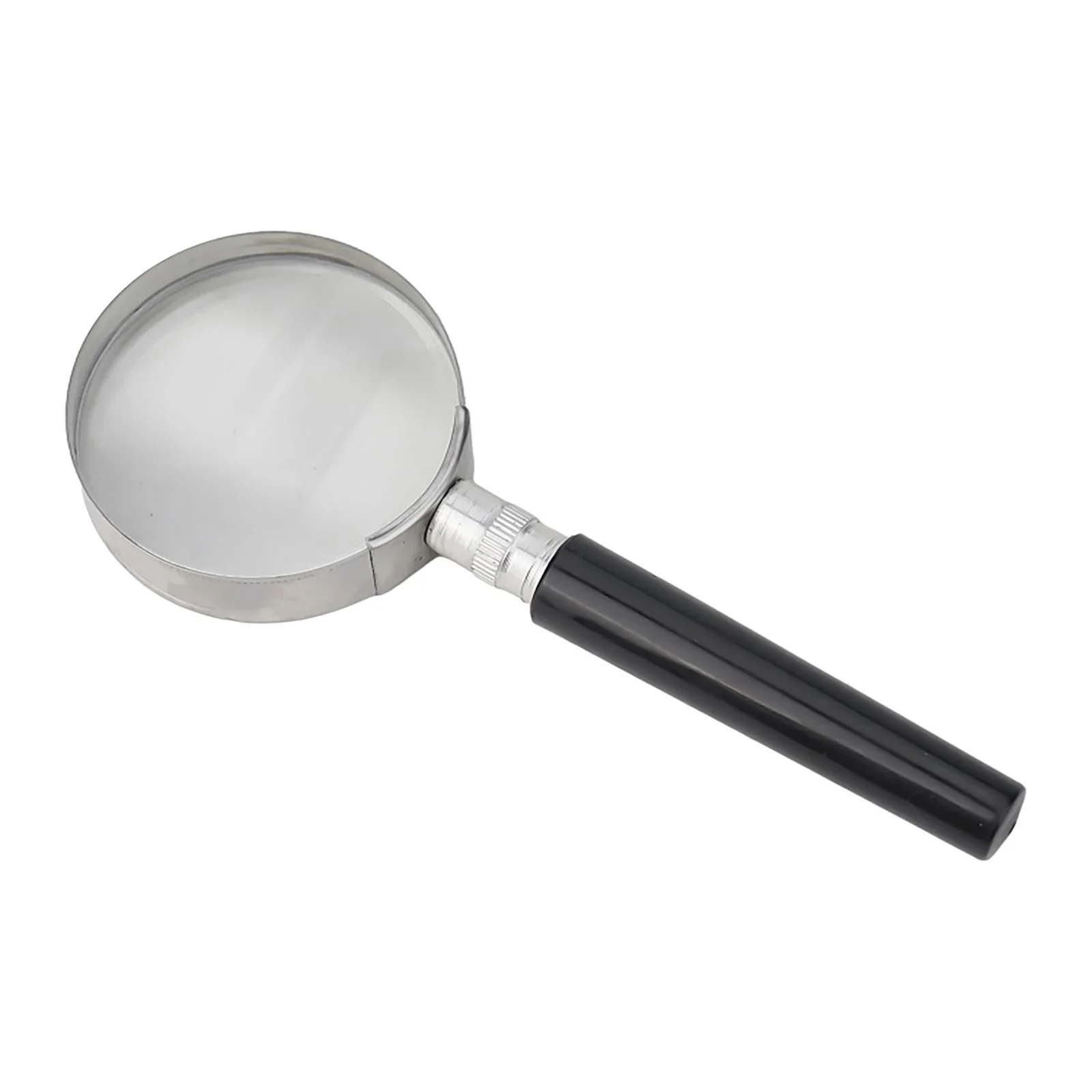 10X Magnifier 50mm Compact Handheld Magnifying 2inch Glass Handle Magnification Magnifier New Practical 1pcs High Quality