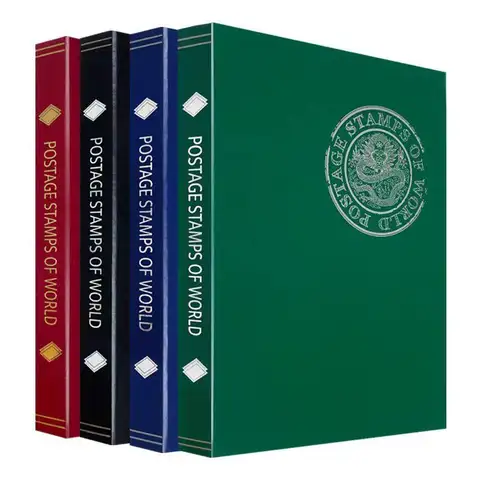 우표 책, 곡물 우표, 우표 책, 빈 느슨한 잎 보호, 가방, 우표