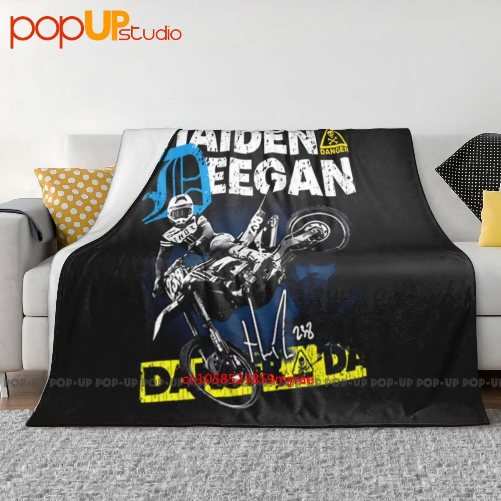 Haiden Deegan Merch Caution Ultra-Soft Blanket Quilt Winter Sofa Cover Bed Covers