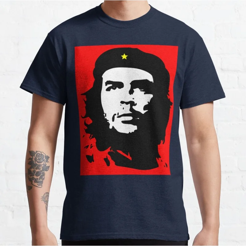 

Che guevara 0216 Cuba revolution leader gift t shirt for man 100% cotton print clothes Men's All size S-6XL Tops