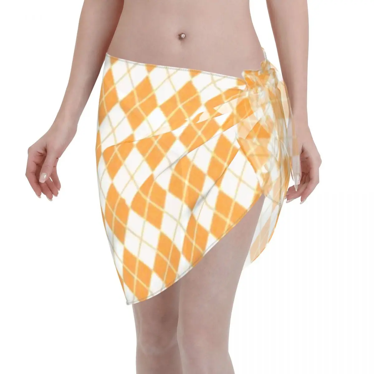 Promotion Tennessee Argyle Women's Beach Wrap SkirtCoastal Camping Picnic Spa Wrap