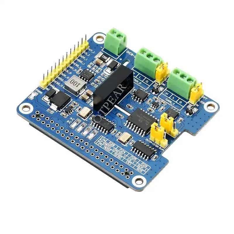 Imagem -04 - Can fd Bus Expansion Board 2-channel Isolated Expansion Board 40pin Gpio Can2.0 Can fd Protocol Suporta Raspberry pi Jetson Nano Stm32