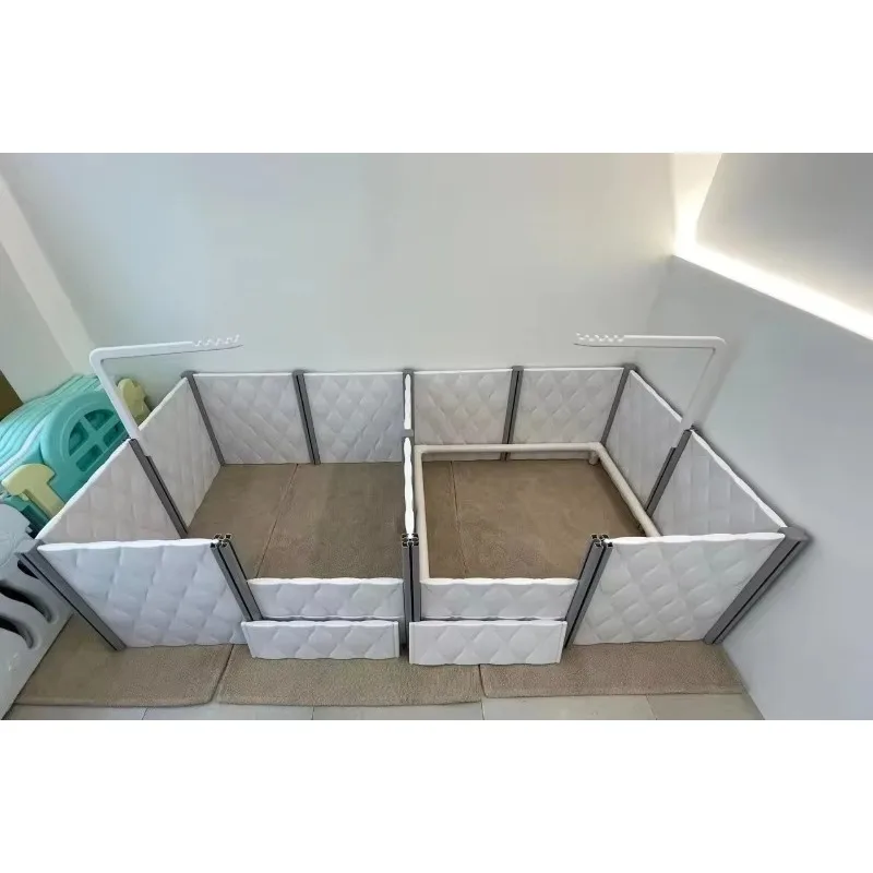 Whelp Ing Box for Dog Pregnant Birth Assistance Birthing Supplie with Rail Small Padded Pen Playpen Plastic Whelp Fence
