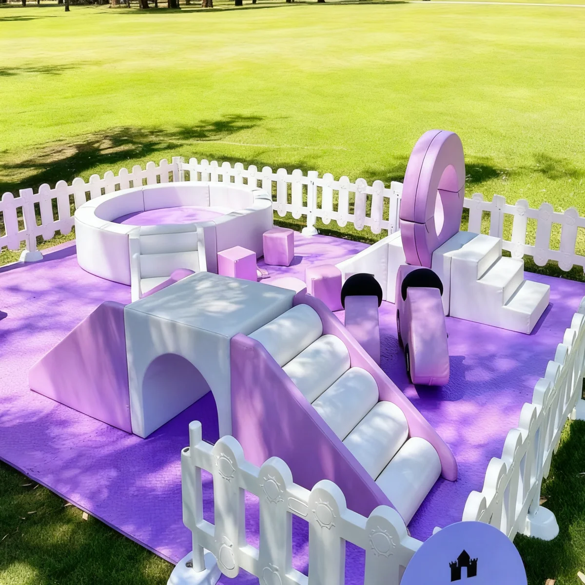 الفاخرة المنتقم الأرجواني Softplay داخلي الطفل الفينيل رغوة تسلق والانزلاق ملعب المحمولة طفل لينة اللعب والقلعة للأطفال الصغار