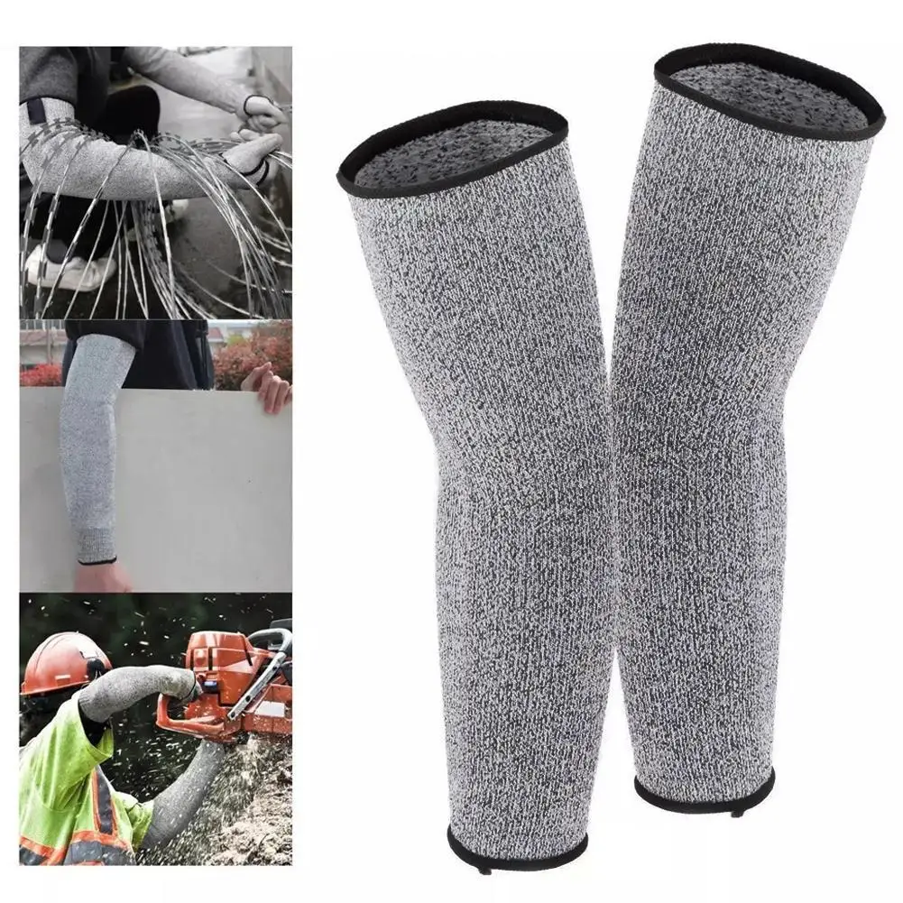 

1/2PCS Level 5 Cut Burn Resistant Sleeves, Arm Protection Sleeves, Forearm Arm Protectors, Thin Skin Bruising Working Arm Guards