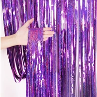 3/2/1Pack Party Backdrop Curtains Glitter Gold Tinsel Fringe Foil Curtain Birthday Wedding Decoration Adult Anniversary Decors 3