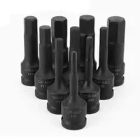 1/2 Inch Drive Impact Hex Bit Socket Set Allen Key Metric H4 H5 H6 H7 H8 H9 H10 H11 H12 H13 H14 H15 H16 H17 H18 H19