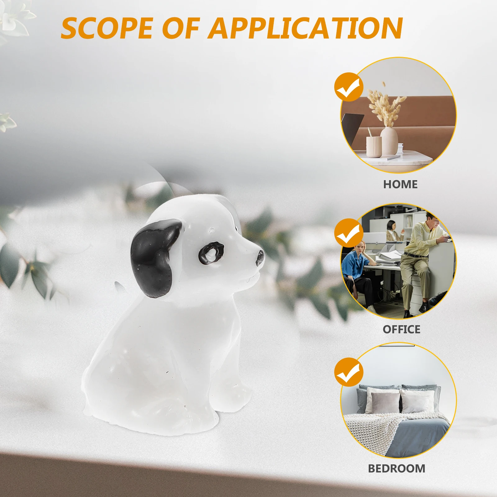 

10pcs Mini Dog Figurines Puppy Shape Resin Crafts Garden naments Bright Colors Long Lasting Durable Dog Statues Toys