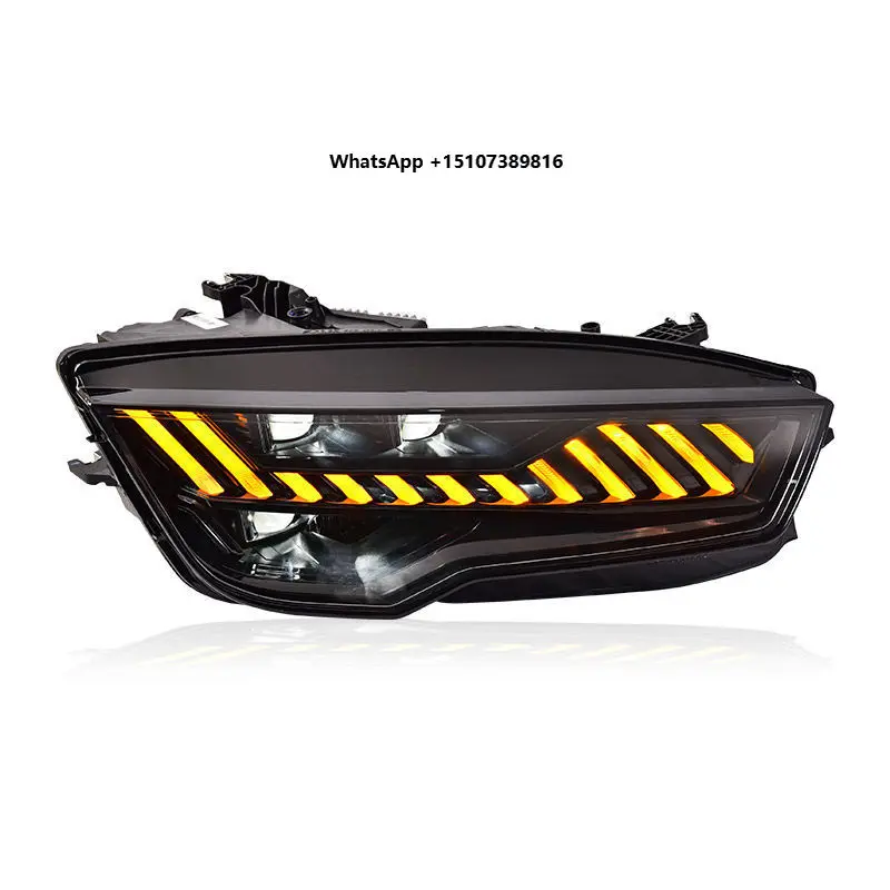 

Модифицированная полностью светодиодная фара для Audi A7 2011-2018, система Plug and Play, высококачественная автомобильная оптика