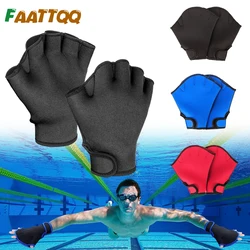 Swimming Gloves Aquatic Swim Training Gloves Neoprene Glove Webbed Fitness Water Resistance Training Gloves for Swimming Diving