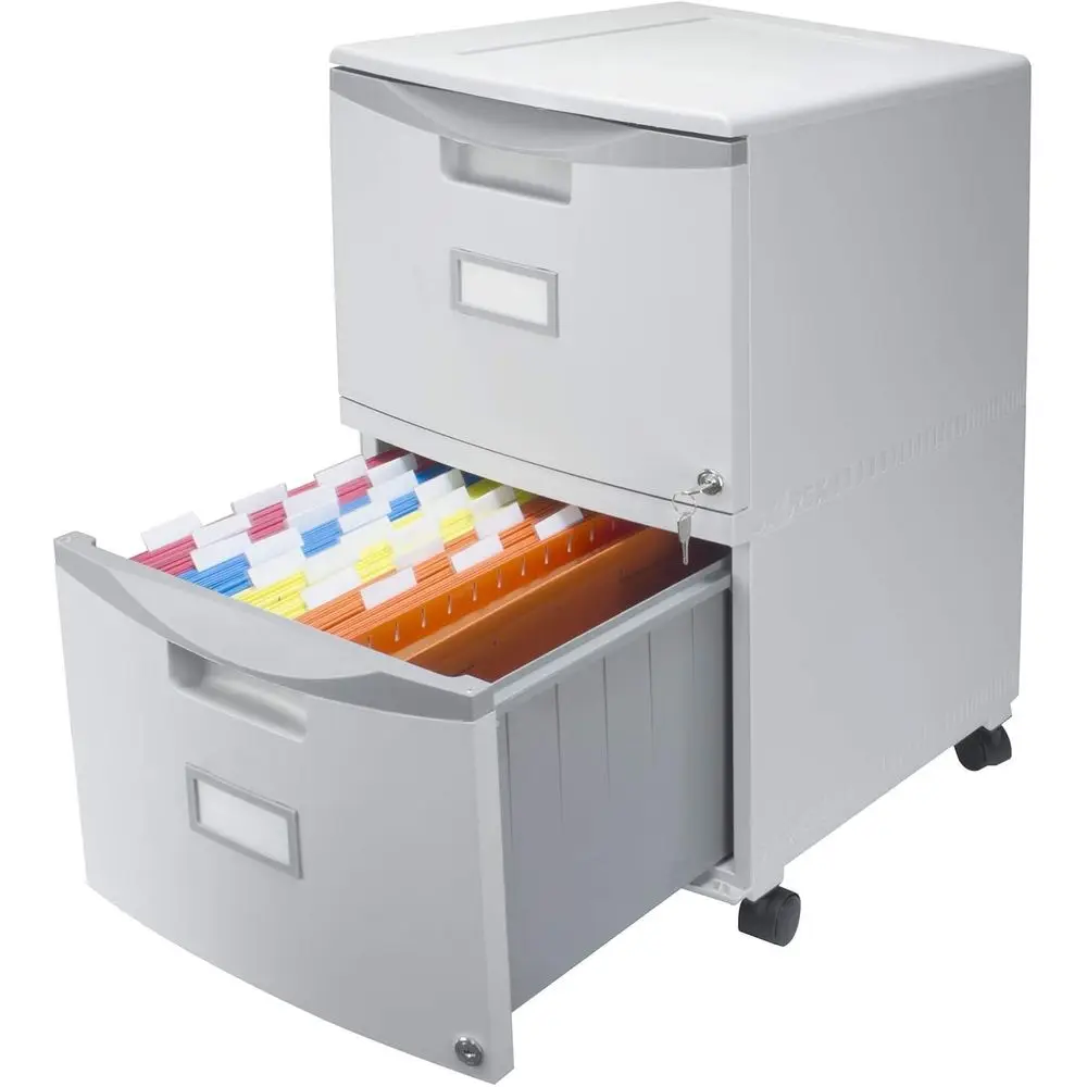 

Gray Lockable Rolling File Cabinet for Home and Office, 1-Piece Set (61310B01C)