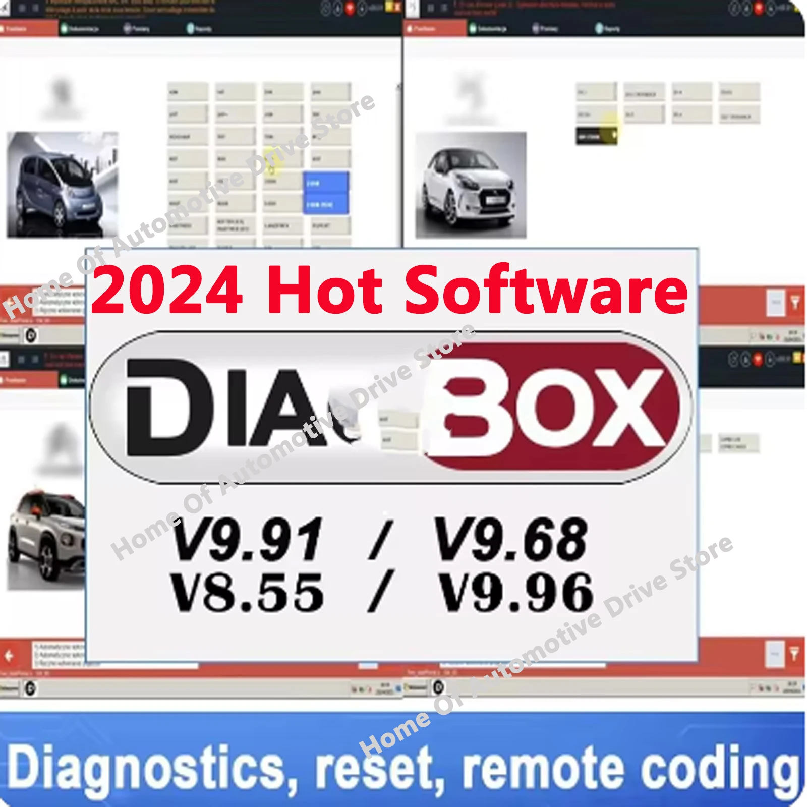 

2024 Diagbox V9.96 & V9.91 & V9.68 & V8.55For Lexia3 PP2000 Diagbox 9,91 полный адаптер для Lexia 3 для Citroen и Peugeot Автомобильный сканер