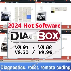 2024 Diagbox V9.96&V9.91&V9.68&V8.55For Lexia3 PP2000 Diagbox 9.91 Full Adapter for Lexia 3 for Citroen&Peugeot Car Scanner Tool