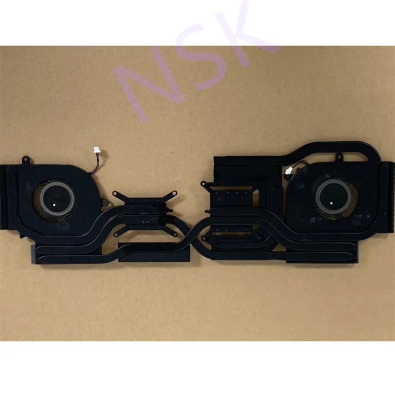 Original MS-1562 MS-1563 FOR MSI Stealth 15M CPU Graphics Heatsink Cooler Cooling Fan  100% Test OK