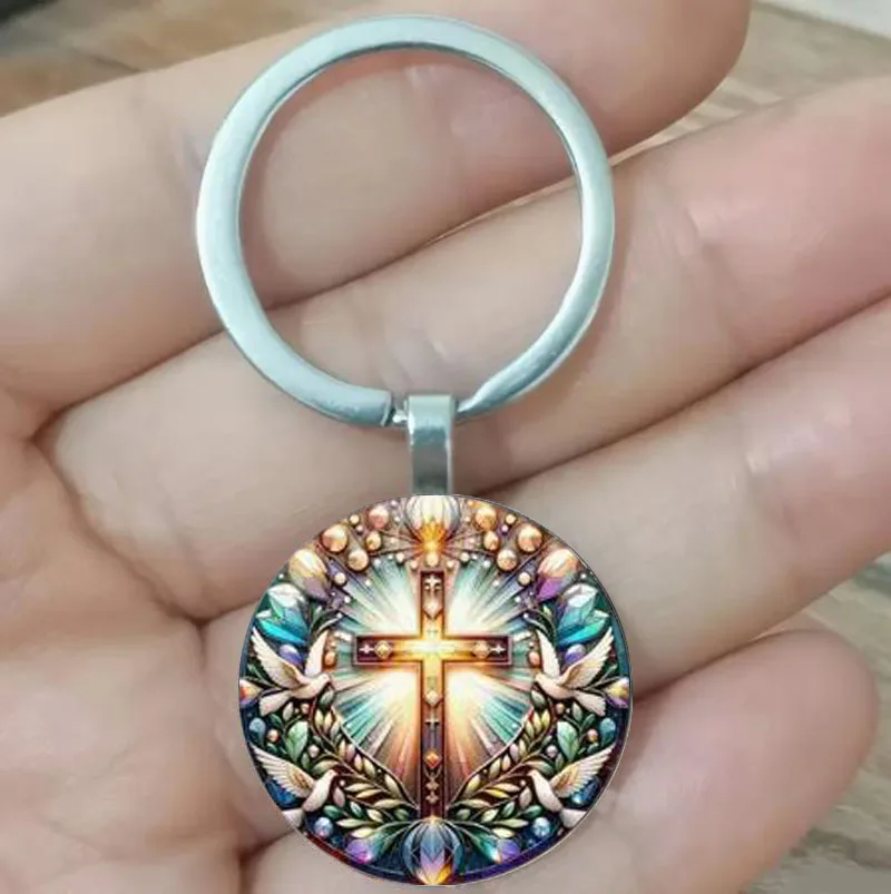 Ретро-цветной-стеклянный-стиль-вдохновляющий-церковный-аксессуар-для-верующих-религиозный-подарок