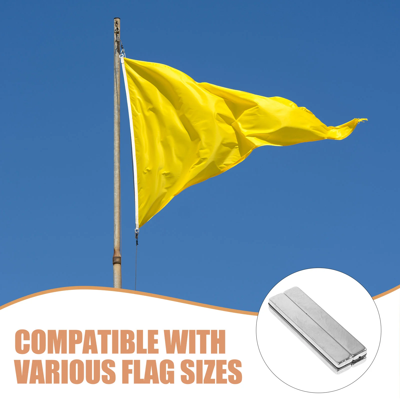 4pcs Flag Retainer Weights Retainer Weights for Flag Pole Flag Pole Accessories flag weights for wind