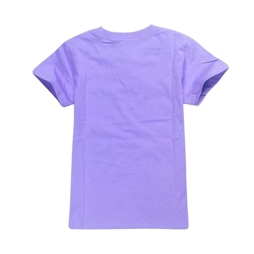 Geometry Dash TShirt Kids Cartoon Clothes Boys 100% Cotton T-shirt Children Fashion Clothing Toddler Girls Short Sleeve Tops
