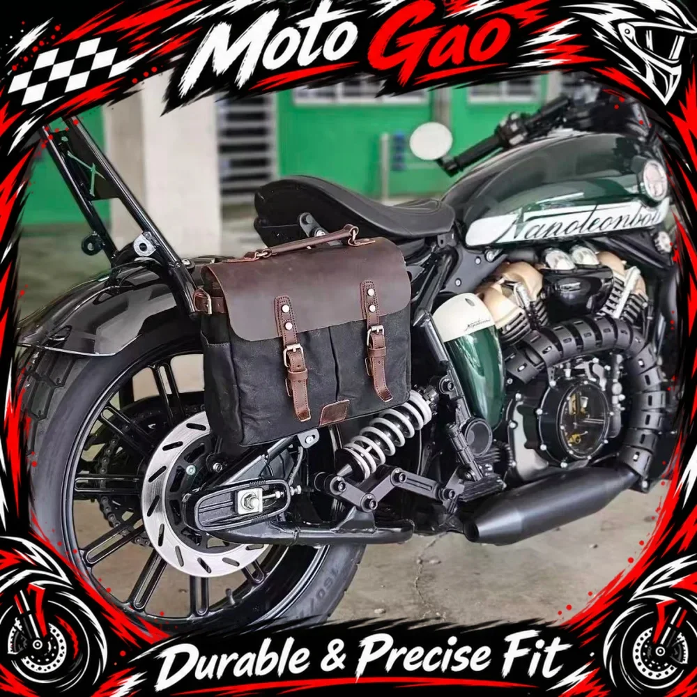 【Precise Fit】For Benda Napoleon Bob 250 Right Side Bag, Retro Commuter Bag, Modification Accessories, Cycling Tool Bag, Tail Bag