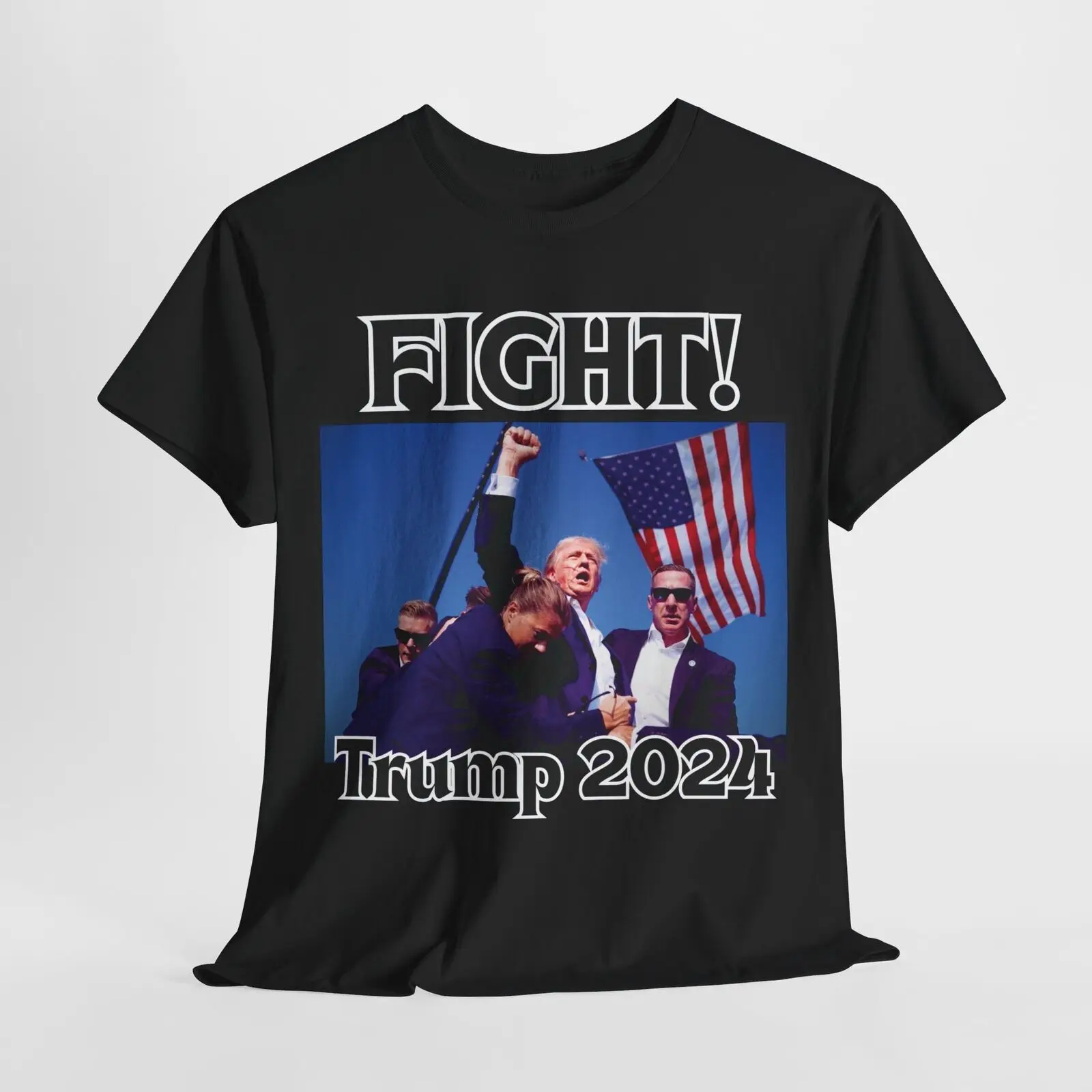 

Donald Trump 2024 USA Tee Rally Assassination Shirt Fight T MAGA