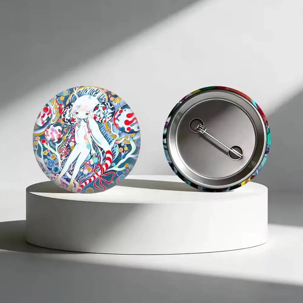 Kikuos Art Album si ku  25mm 32mm 44mm 58mm 75mm Brooches Badges Pins for Accessories Gift