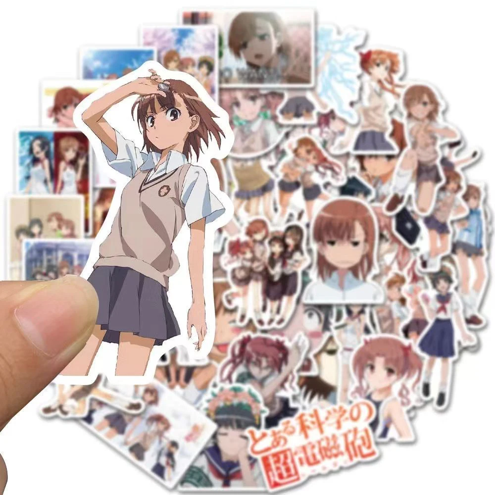 10/30/50pcs toaru kagaku no railgun t aufkleber mädchen misaka mikoto anime aufkleber shirai kuroko uiharu kazari saten ruiko abziehbilder