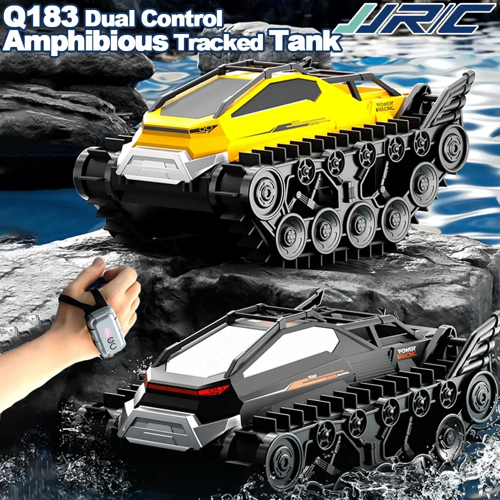 Rc Cars Tank Waterdicht Amfibisch Water Land All Terrain Rupstank Afstandsbediening Crawler Voertuig Outdoor Auto's Speelgoed voor jongens