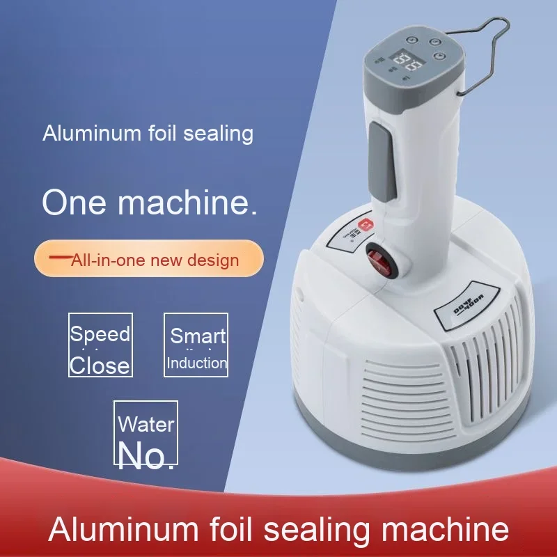 Semi-Automatic Aluminum Foil Sealing Machine for Beverages Easy to Operate Heat Sealing on Jars Cans Bags Barrels
