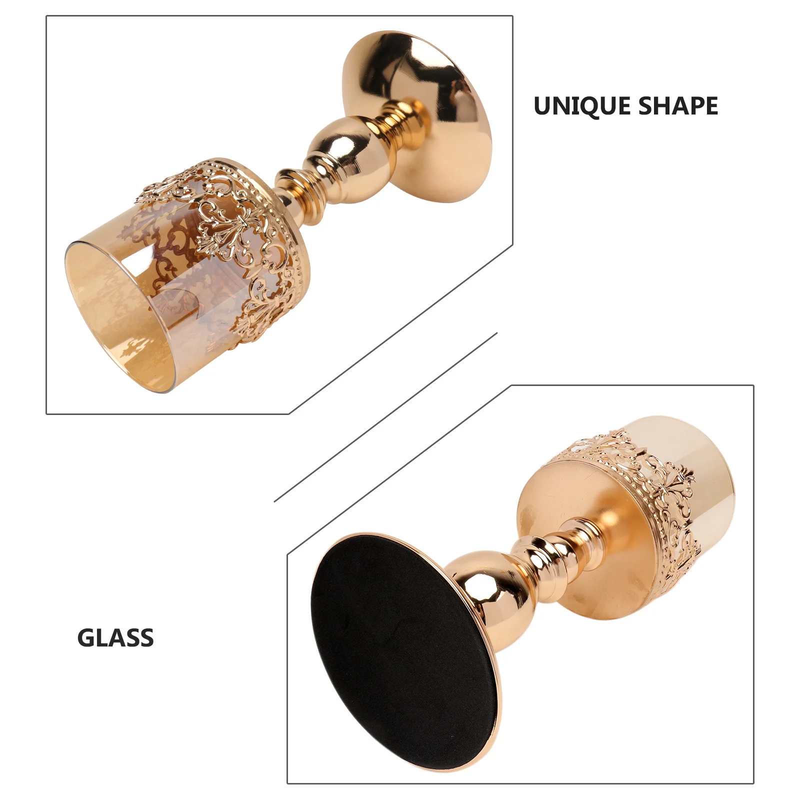 Holder European Style Iron Decorative Stand for Wedding Home Party Iron Candlestick