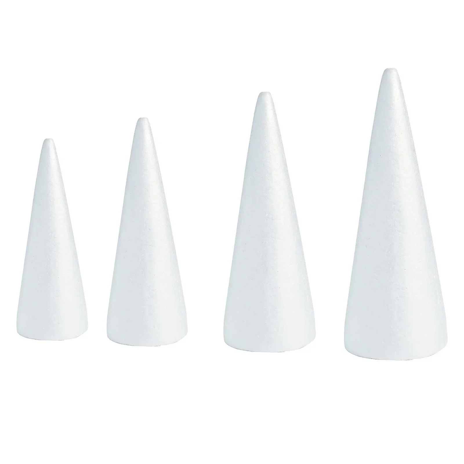Neue hochwertige Schaumstoffkegel, Weihnachtsdekoration, Polystyrol, 3 Größen, Modellierung, DIY, Zuhause, Party, Dekoration, Zubehör